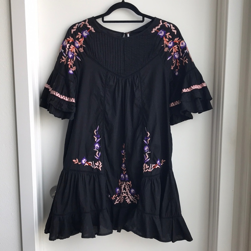 Free People Pavlo Cotton Embroidered Dress - Picture 3 of 15